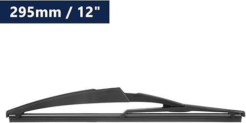 Miniatura 8 de X AUTOHAUX Juego de brazos de limpiaparabrisas trasero, 11.614 in, 12 pulgadas, color negro, apto para Fiat 500 07 08 09 10 11 12 13 14 15 16 17 18