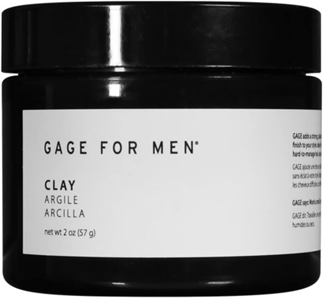 Gage Hair Clay for Men - 2 oz | Hair Gel, Styling Hair Cream for Men | Hair Styling Product for all Hair Types