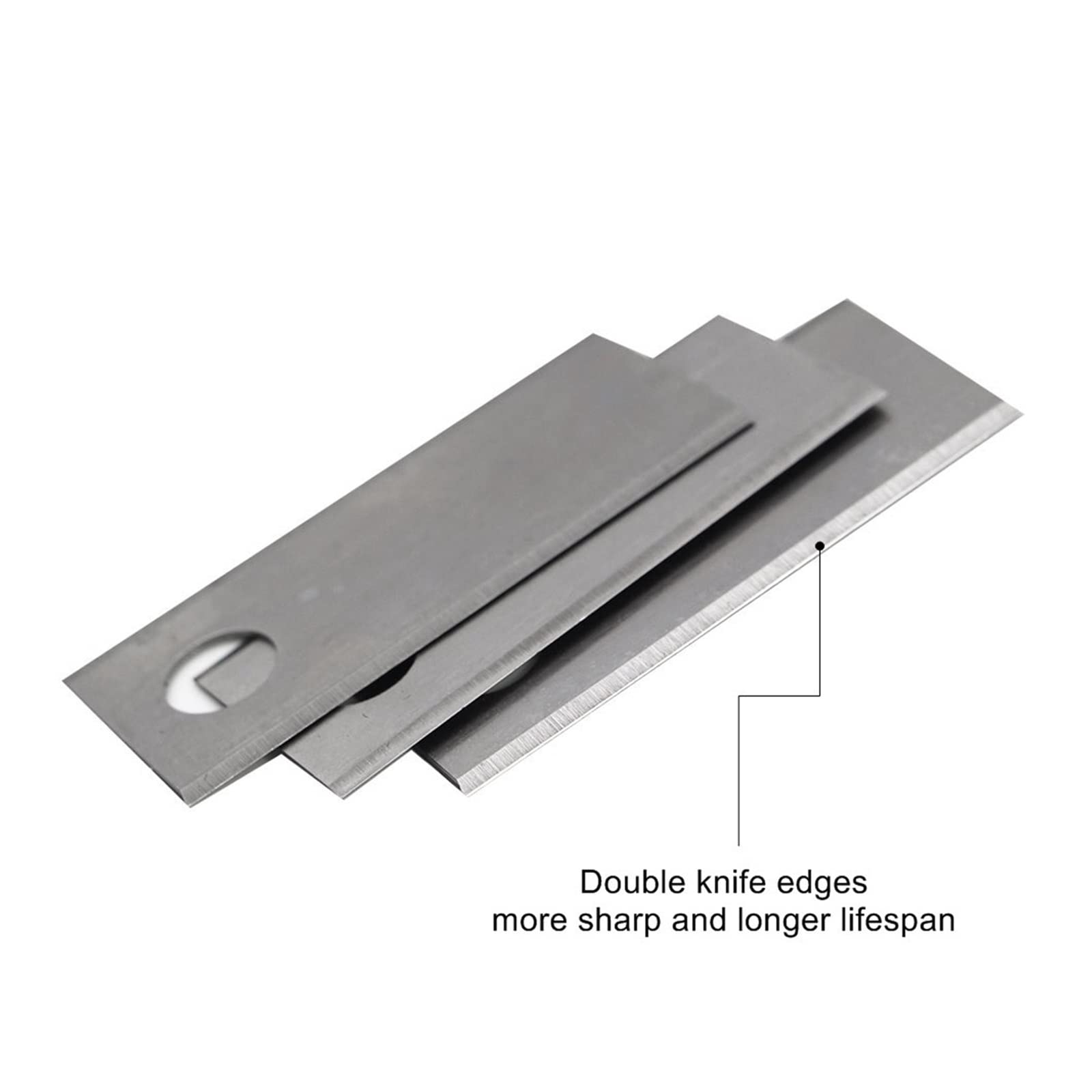42,5 * 17,5 * 0,6 mm robotowa kosiarka wymiana ostrza przeciw Rust Automatic Automatic Cutter kompatybilny z Worx Landroid fangzi (Material : ŻÓŁTY)