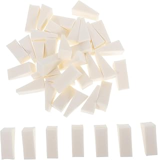 Healeved 40 mini esponjas de maquillaje trian...