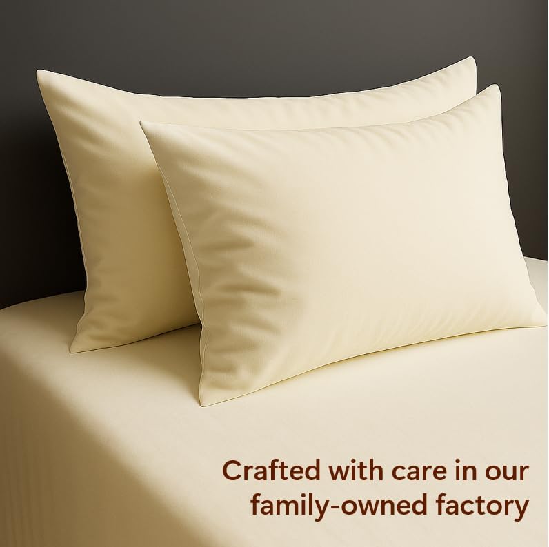 Miniatura 5 de Peru Pima - Juego de sábanas con regulación de temperatura, de 600 hilos, 100% algodón peruano Pima - Satén - Set de sábanas de cama.