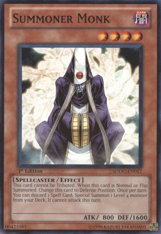 monk deck yugioh Amazon.com: Yu-Gi-Oh! - Summoner Monk - SR08-EN017 - Common - 1st Edition
