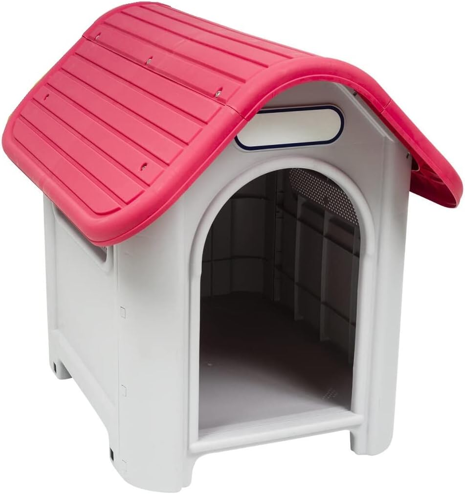 Indoor Outdoor Dog House Small to Medium Pet All Weather Doghouse Puppy Shelter