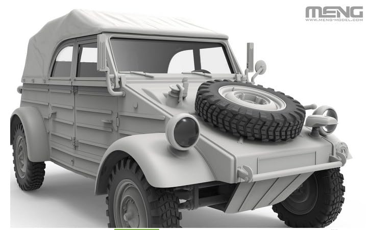 Meng Model 1:35 - Alemán Pkw.K1 tipo 82 frente oriental