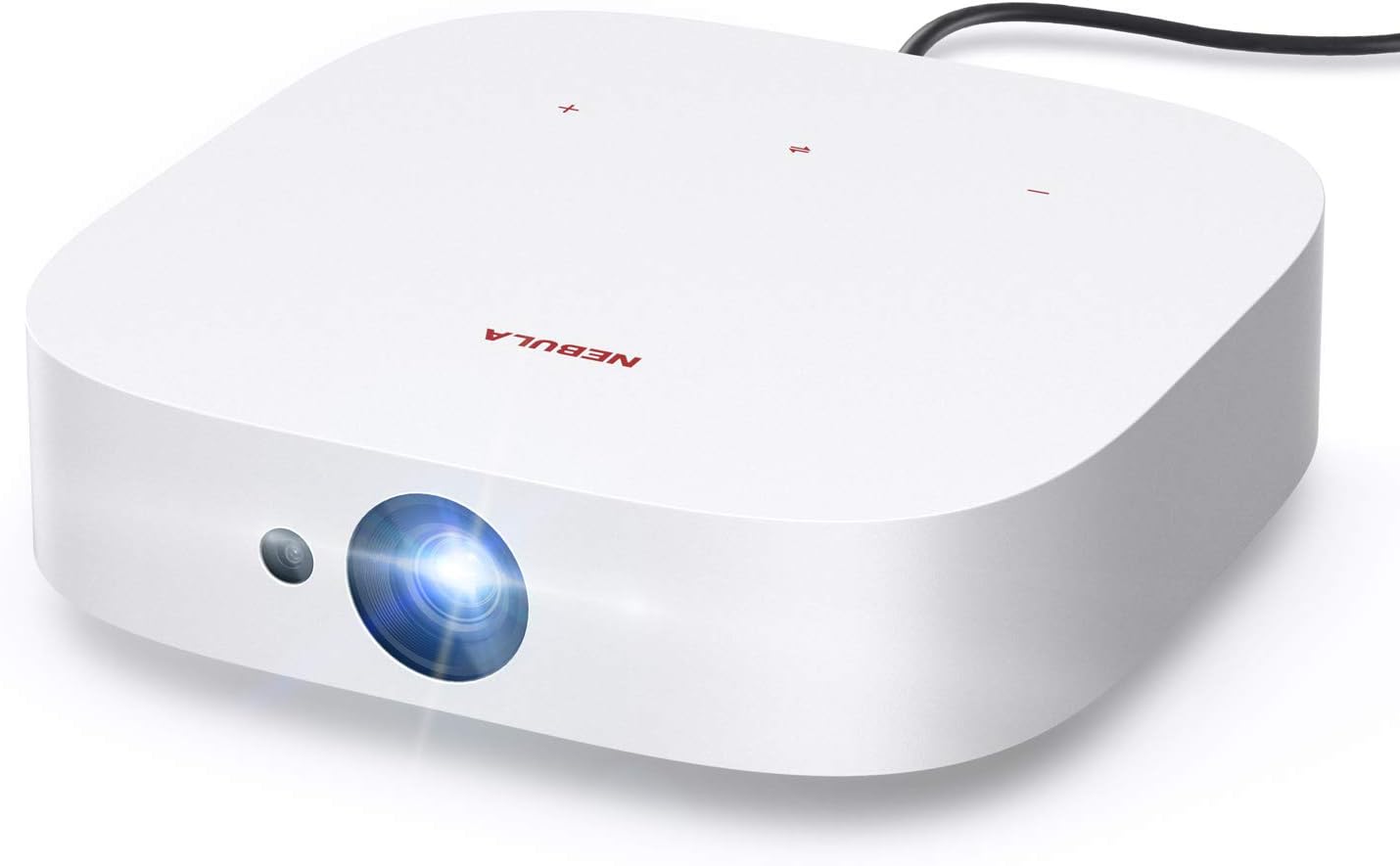 Anker NEBULA Solar FHD 1080p Projector, 4K Supported, 400 ANSI Lumen (1100 Lumen), Dolby Digital Plus, Built-in Stand, Autofocus, Keystone Correction, Screen Mirroring for Phones(No Built-in Battery)