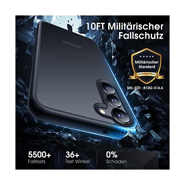 CASEKOO Matt Power für Samsung Galaxy S23 Plus Hülle 2023 [SGS-Militärschutz] Stoßfeste Kratzfeste Schutzhülle (Anti… – Bild 3