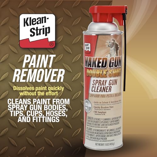 image for KLEAN-STRIP Naked Gun Spray Gun Cleaner, Powerful Aerosol, Solvent & W