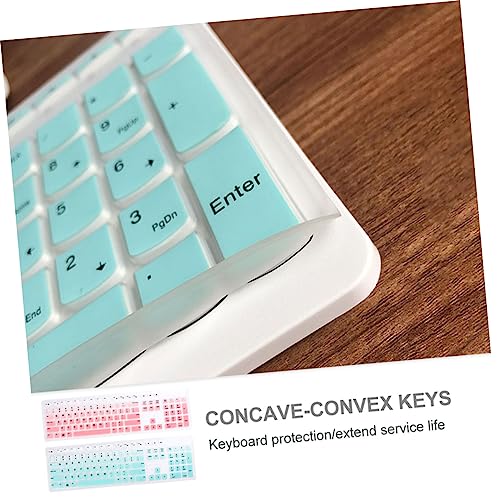 Funda de silicona para teclado DOITOOL de 2 piezas, protector fácil de limpiar compatible con Kbp 3