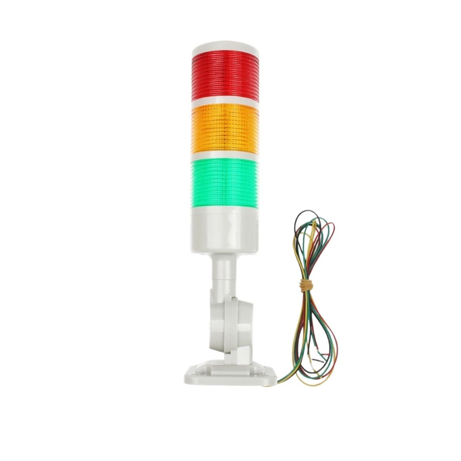 3 Layers Rotatable 180 Stack Light Red Warning Lights Industrial for CNC Machine DC 24V 12V AC220V 110V Steady Flashing LED(DC 12V-24V Buzzer)