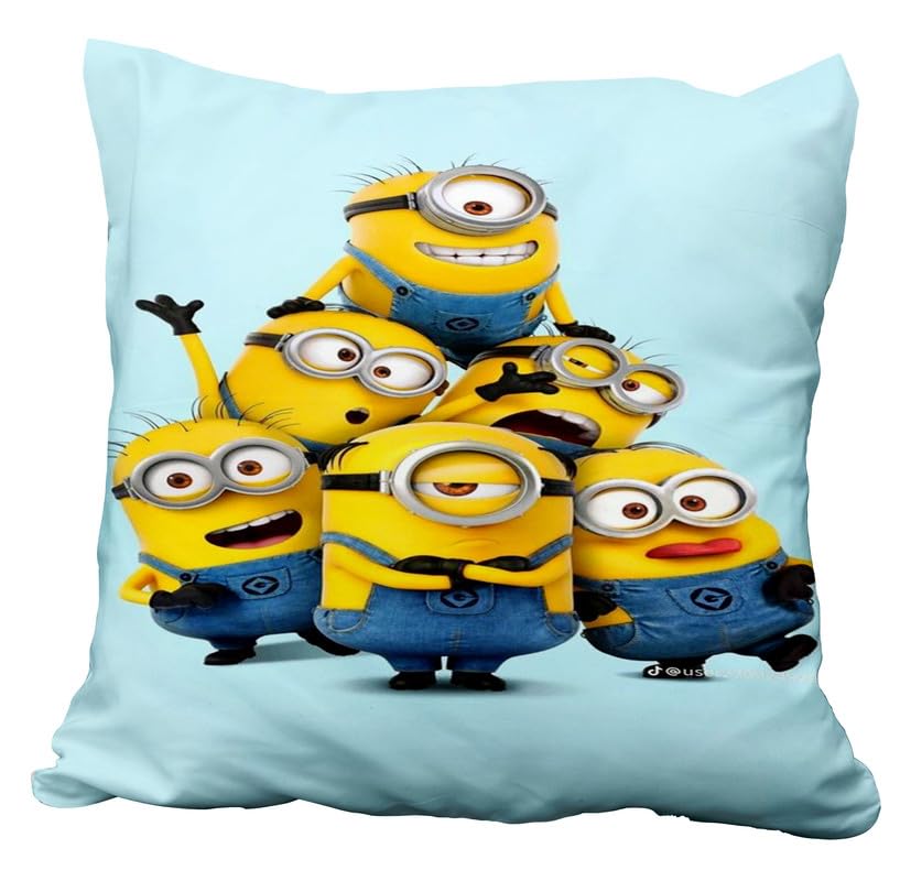 Cozy Minion Decor: 12X12 Printed Pillow – Brighten Up Any Space-image-19
