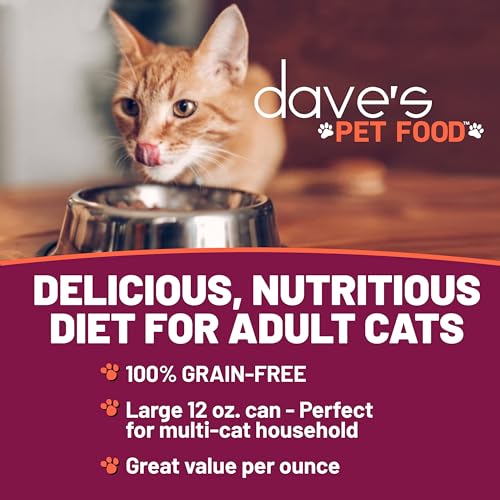 Dave'S Pet Food 685038112262 Grain Free Wet Cat Food (Chicken), Made In Usa Naturally Healthy Canned Cat Food thumb #3