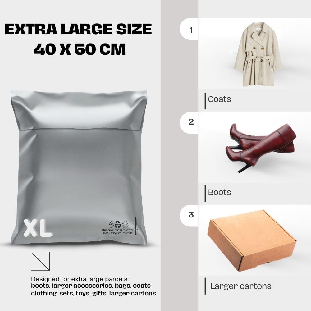30 Sobres De Envío Autoadhesivos De 30x42 Cm, Bolsas Resistentes Y Impermeables Para Paquetes