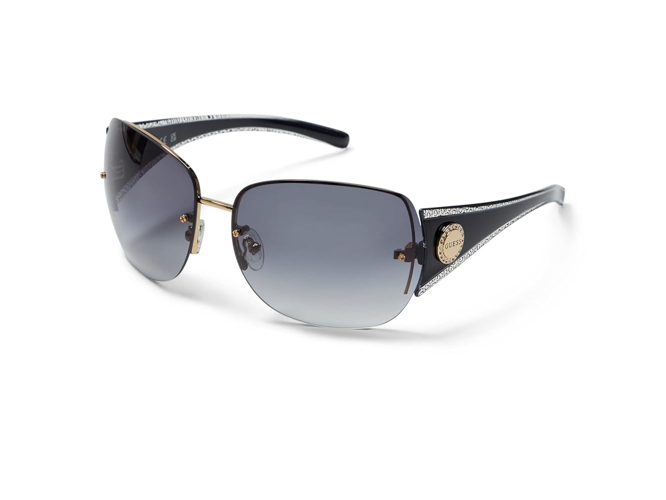 Amazon.com: GUESS 65 mm GF6187 Gold/Gradient Smoke One Size