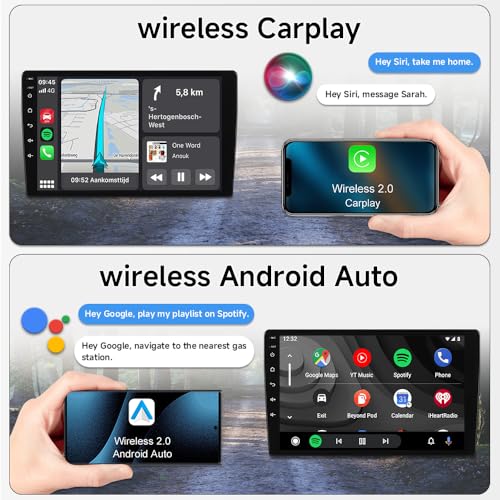 Image of ASURE Android 15 Car Stereo Dodge Journey 2011-2019, 9 inch CarPlay | 9 inch HD Touchscreen, 4+64GB Storage, Wireless Android Auto, GPS Navigation, DSP Audio, Bluetooth 5.4 & WiFi 6