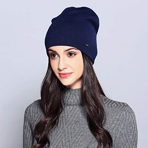 Bonnet tricoté double couche contre le froid d hiver pour filles et femmes