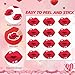 Wonmon 360 PCS Valentine’s Day Lip Stickers for Kids Crafts, Kissing Lips Stickers Red Kiss Sticker for Greeting Cards Envelope Gifts Scrapbooking Classroom Valentines Party Decor, 1.5 in