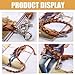 VANZACK Vintage Woven Trouser Chain for Men Durable Pant Accessories Stylish Pocket Chain for Jeans for Hip Hop and Punk Fashion Versatile Use with Buckle Design