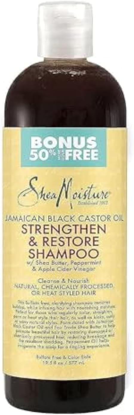 Jamaican Black Castor Oil Strengthen Grow and Restore Shampoo 19.5 fl oz / 577ml - Bigger Size