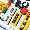 uxcell Lock Key Button On/off Switch Red Mushroom Push Button Station