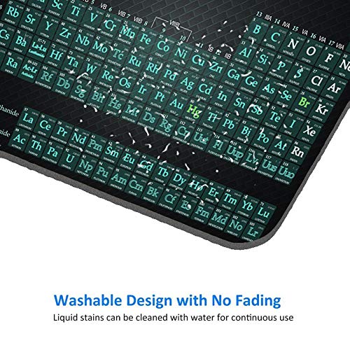 Mouse Pad,Periodic Table Of The Elements Mouse Pad Rectangle Non-Slip Rubber Mousepad Office Accessories Desk Decor Mouse Pads For Computers Laptop #TOP5