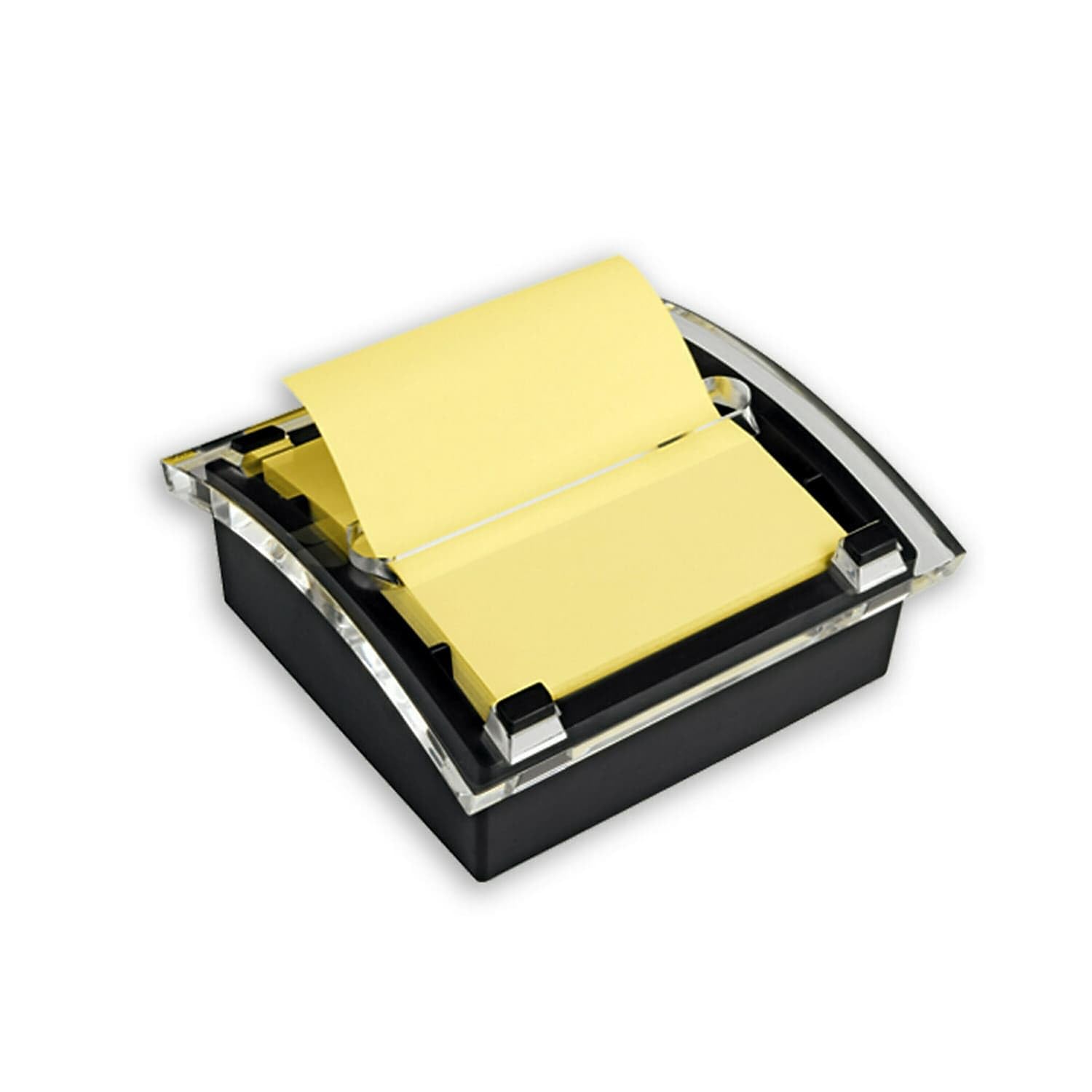 Post-it Pop-up Notes Dispenser, 3x3 in, Black Base Clear Top (DS330-BK)