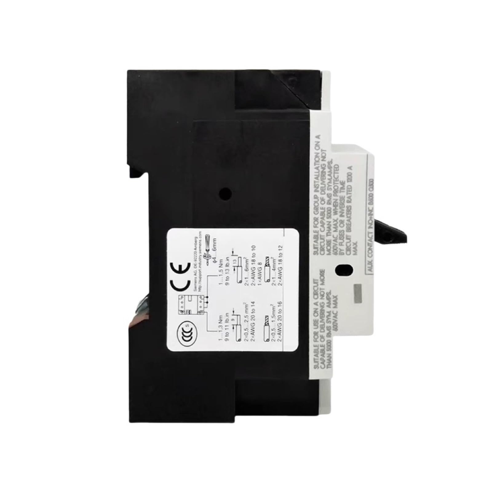 Disjoncteur de protection moteur 3VU1340-1MF00 3VU1340-1MG00 pour circuits industriels