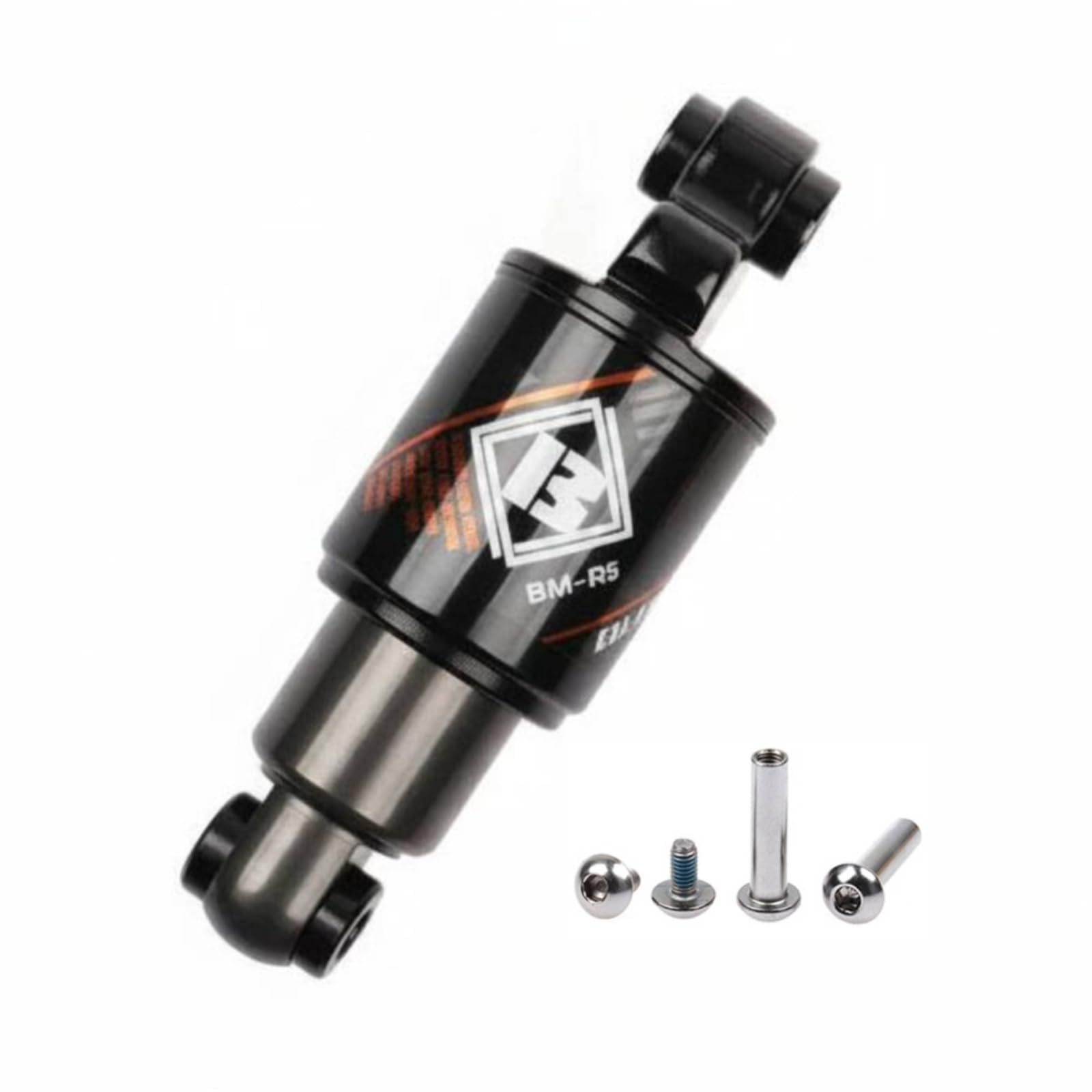 VTT Amortisseur Arrière Vélo Montagne Scooter Ressort Huile Damping Hydraulique Corps Léger Aluminium Montage Net Stabilité Adapté à Mixtes Randonnées, Amortisseur De 120 Mm Avec 550 Lbs