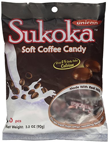 Unican Sukoka Soft Coffee Candy 3.20 oz