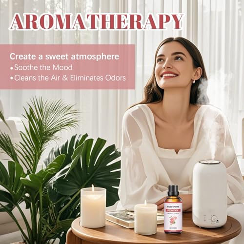 MIGCAPUT Olejek Eteryczny z Piwonii 100ML, Olejki do Aromaterapii Premium, 100% Naturalny Olejki Aromaterapeutyczny do Dyfuzora, SPA, Masażu, Snu, Mydła, Ręcznie Robione Świece