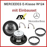  Heck Lautsprecher Set ESX QE120 für Mercedes E-Klasse W124 1984 - 1997