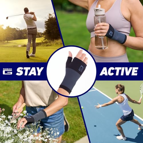 Neo-G Wrist and Thumb Support for Arthritis, Joint Pain, Tendonitis, Sprain - Wrist Brace Wrist Compression Hand Support - M - Black - 4