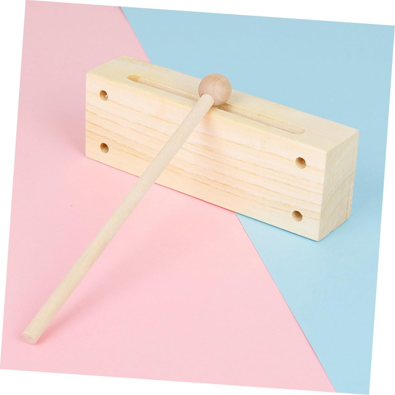 BESPORTBLE 2 Sets Wooden Percussion Instruments with Mallets Rhythm Sticks for Adults for Music Education Bands and Classroom Activities