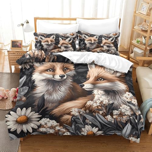 Parure de lit microfibre douce avec fermeture éclair lit king - 3