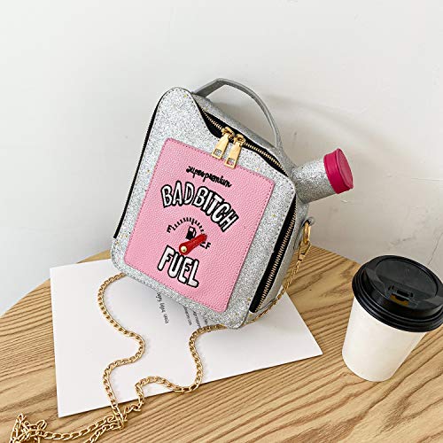 Bolso bandolera de mujer con lentejuelas miniatura 3