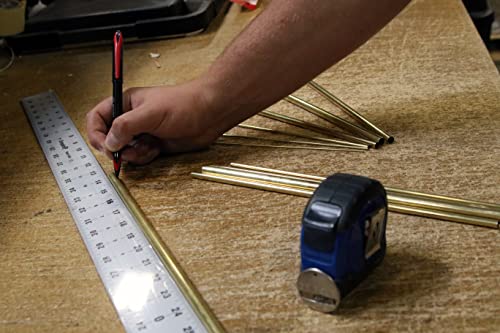 K&S 3400 Round Brass Telescopic Tubing Assortment, Small, 12 Pieces, Made In The Usa #TOP6