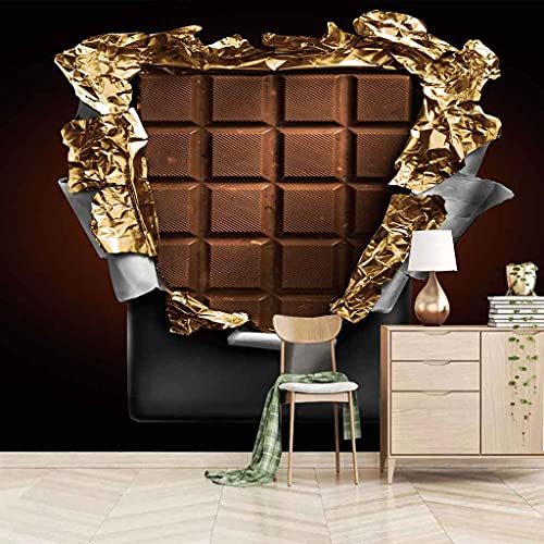 Papier peint 3D affiche chocolat 400x280 cm décoration murale salon - 2