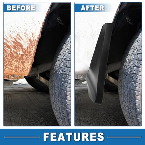 Image of Mud Flap Splash Guard with Mount Accessories Front & Rear Side Mud Guard for Toyota Highlander Sport 2011-2013 (Set of 4)