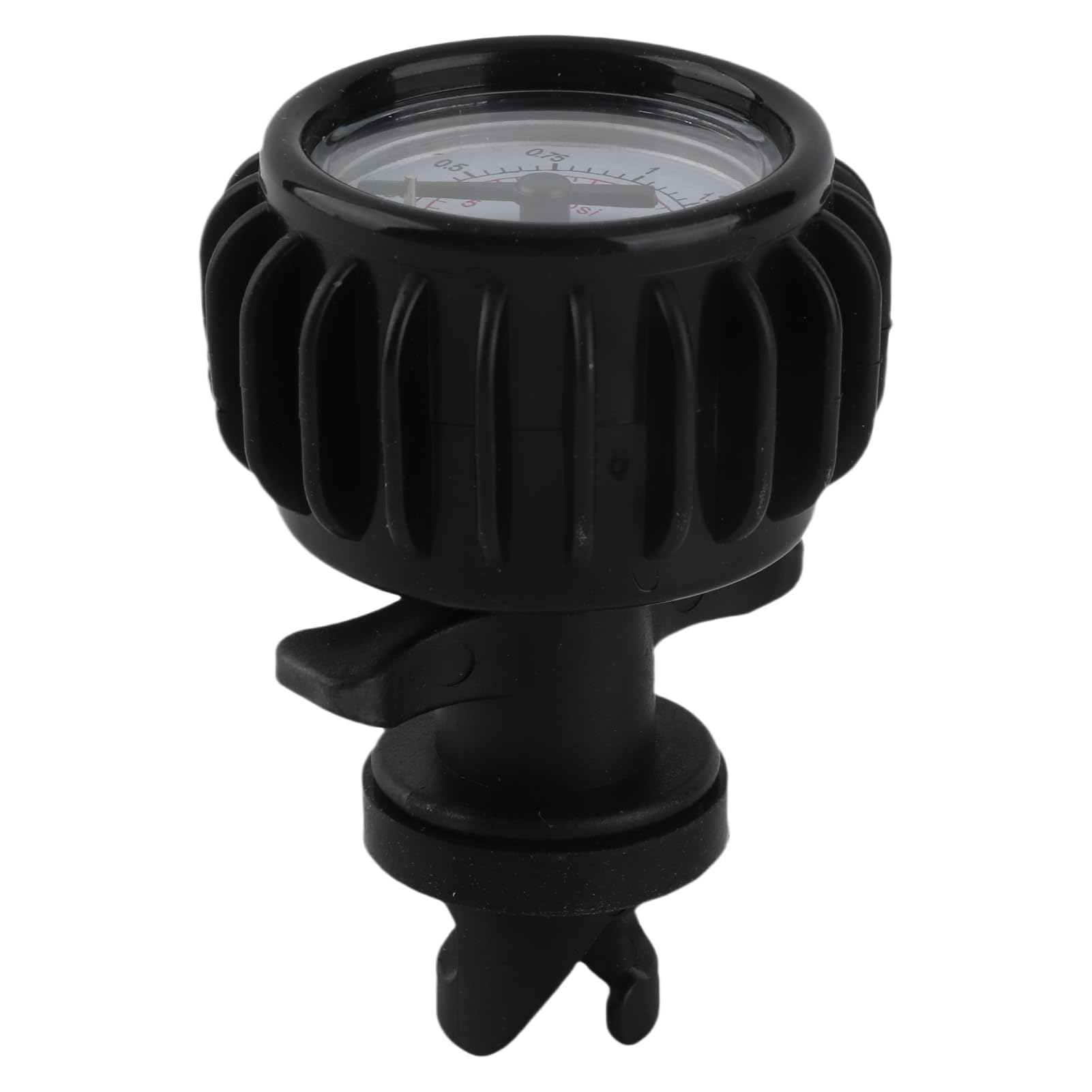 Keenso-Schlauchbootbarometer, 0-2 BAR oder 0-30 PSI, Luftdruckmesser, Messwerkzeug für unidirektionales Manometer, Gummiboot/Schlauchboot/Kajak/Floß