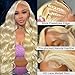 Ruaswey 30 Inch 613 13x6 Lace Front Wig Human Hair 200 Density Blonde Body Wave Lace Front Wigs Human Hair Pre Plucked Blonde Wig Human Hair 613 HD Lace Frontal Wigs