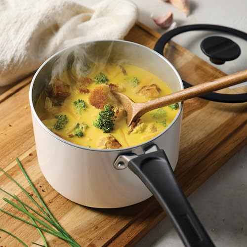 Image of Tramontina Ceramic Non Stick 6-Piece Nesting Sauce Pan Set - White