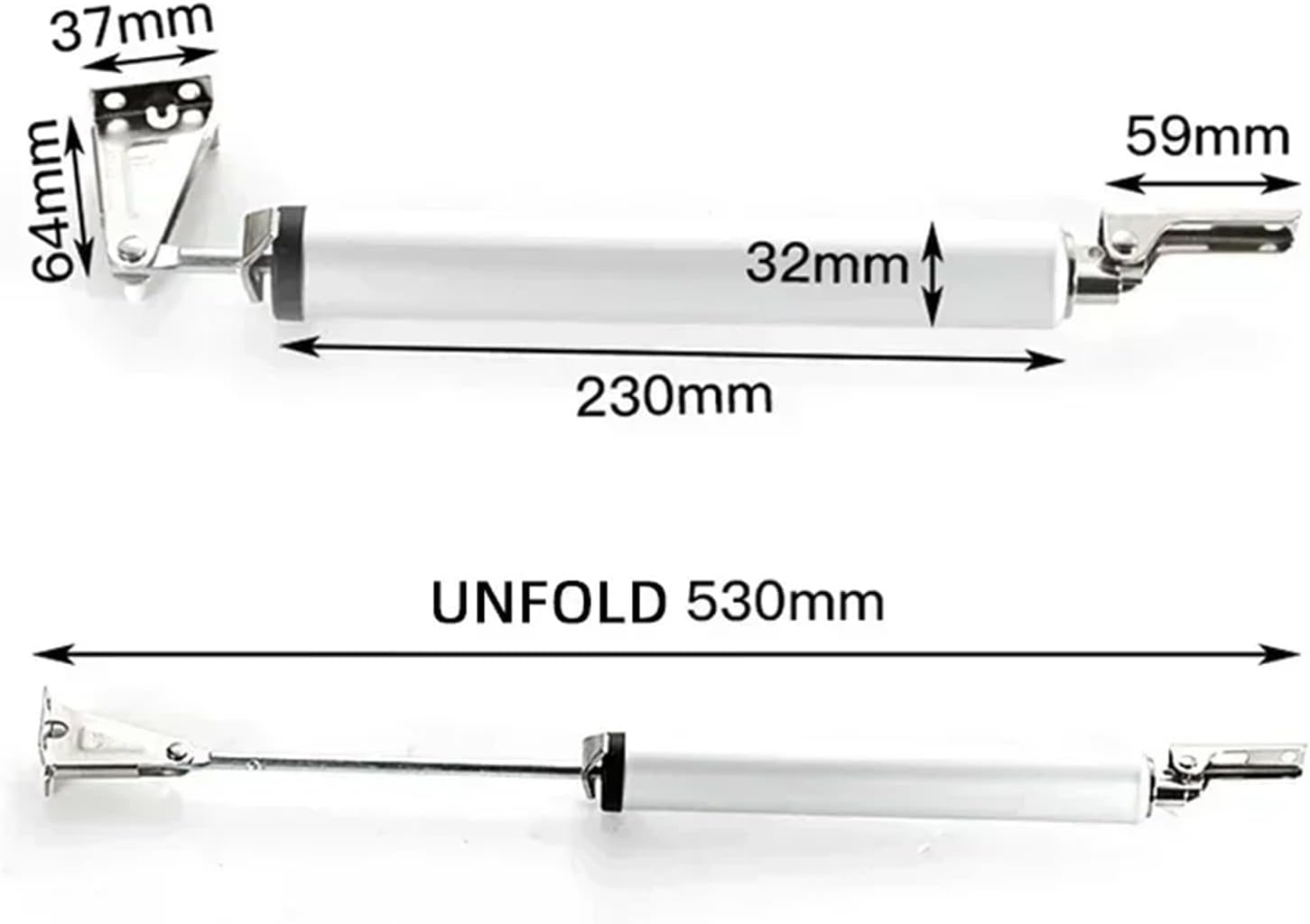 Sliding Door Stopper Automatic Spring Door Closer Stop Buffer Speed 90 Degree Positioning Closing Folding Hardware Home 1Pcs(Silver)