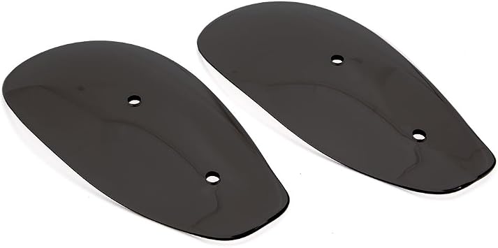 Krator DDL-WD10 Windshield Protector (Smoke Hand Guards Deflectors Wind Protector Winter Cold)