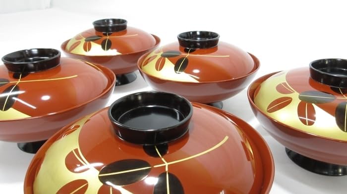 深川製磁 チョコレートカップ 寿赤絵 武者 箱 梅型 6号鉢 花形中付 ペア