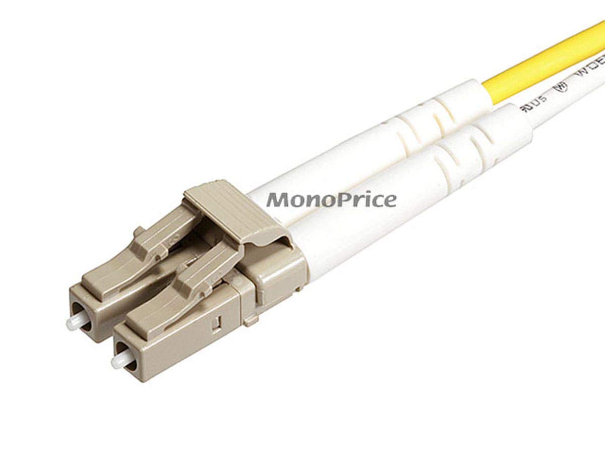 Monoprice 102624 Fiber Optic Cable LC/ST OM1 Multi Mode Duplex - 5 Meter - Orange (62.5/125 Type)
