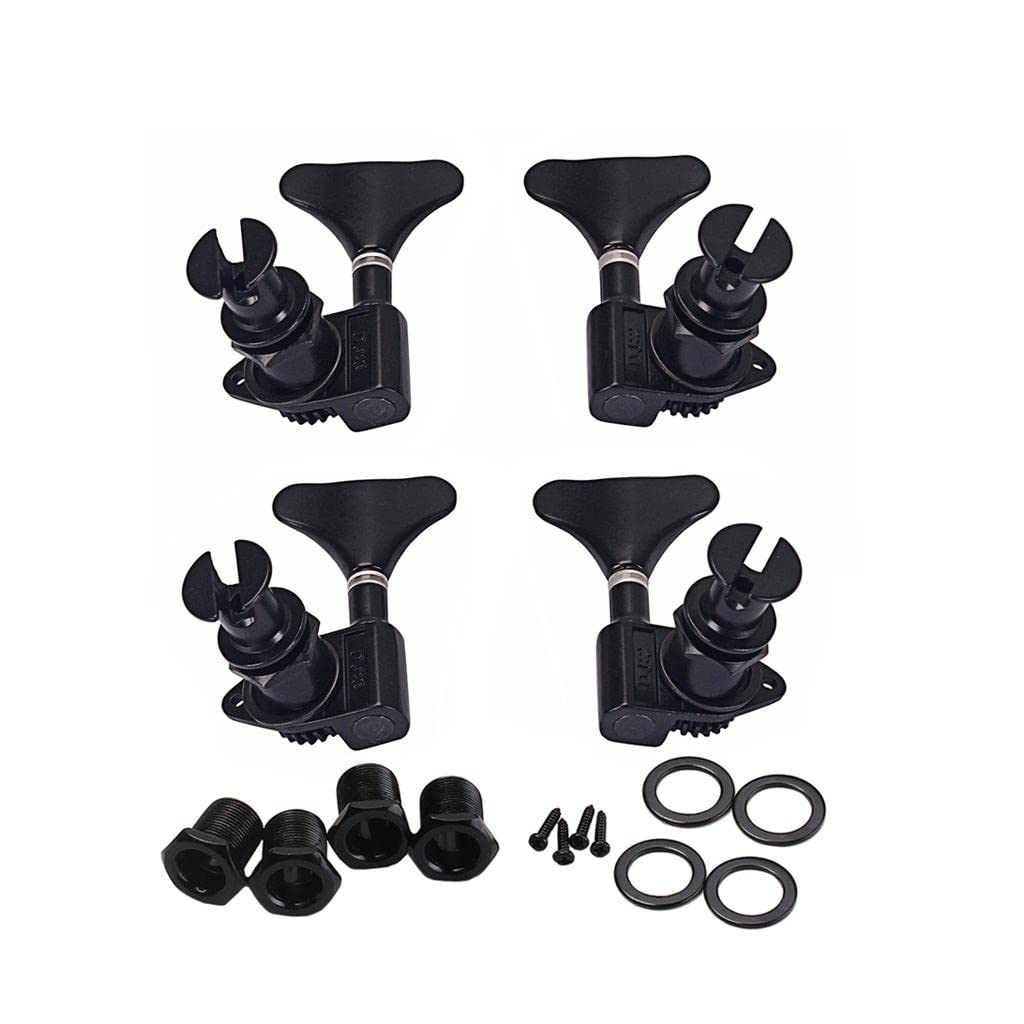 Nero 2R2L Ukulele Tuning Pioli Meccaniche per Ukulele Chitarra Ricambio