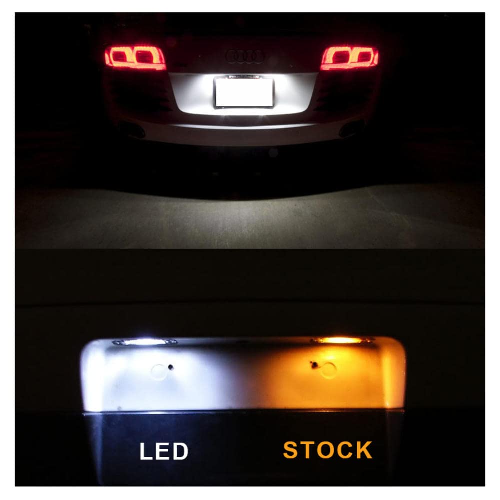 11 lampadine Bianco Canbus Interior LED Car Map Kit di Luce di Lettura, perCadillac CTS 2003 2004 2005 2006 2007 Lampada Targa