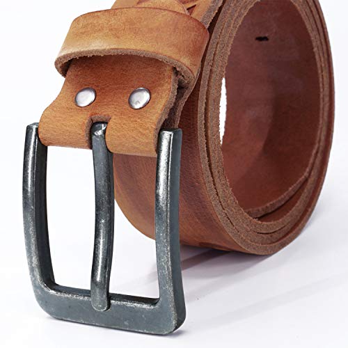 Fa.Volmer Cintura jeans, vera pelle, 100% pelle di...