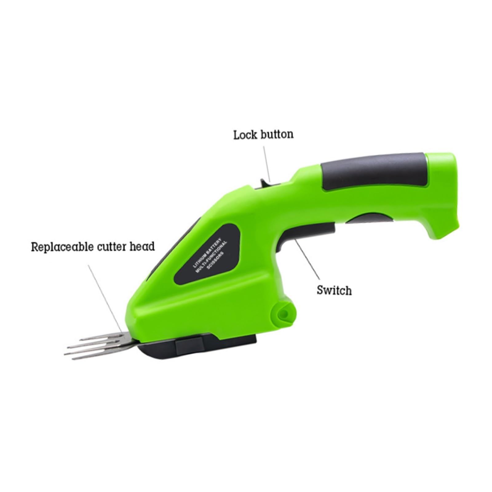 Tondeuse à gazon, 2 en 1 taille-haie électrique 3.6V coupe-haie sans fil Portable coupe-herbe à une main jardin désherbage cisaillement tondeuse