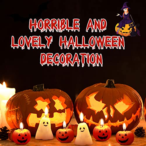 12 Pcs Halloween Pumpkin Ghost Candles - image 5