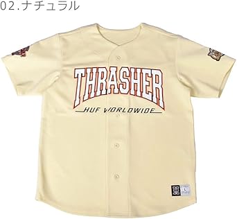 希少！HUFベースボールシャツL size 美品 Amazon | [ハフ] ベースボールシャツ CENT.FIELD BASEBALL